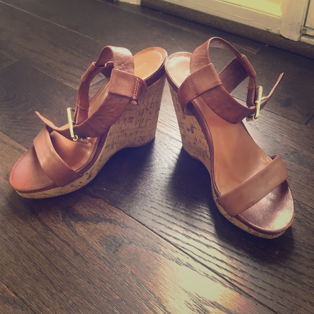 Calvin Klein wedges.